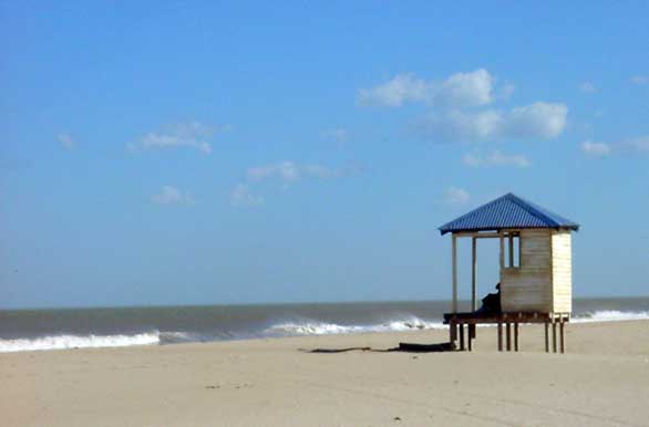 beach argentina sud america